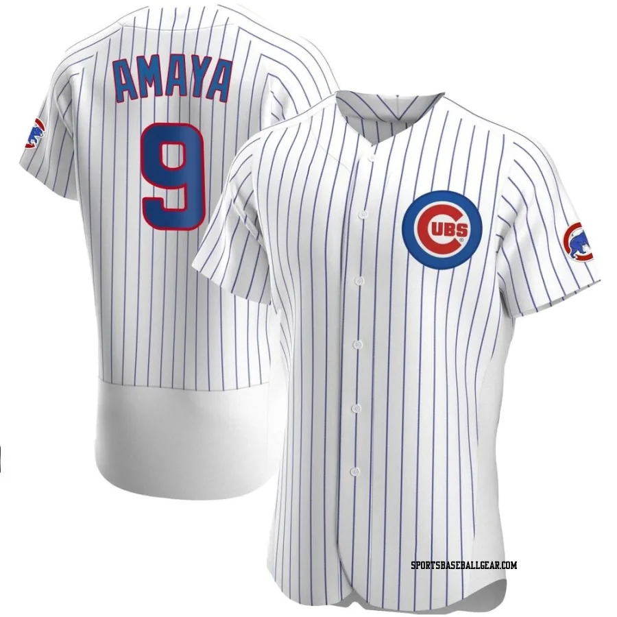 Miguel Amaya Men's Chicago Cubs White Authentic Home Jersey