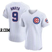 Miguel Amaya Men's Chicago Cubs White Elite Home Jersey