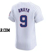 Miguel Amaya Men's Chicago Cubs White Elite Home Jersey