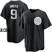 Miguel Amaya Youth Chicago Cubs Black/White Replica Jersey