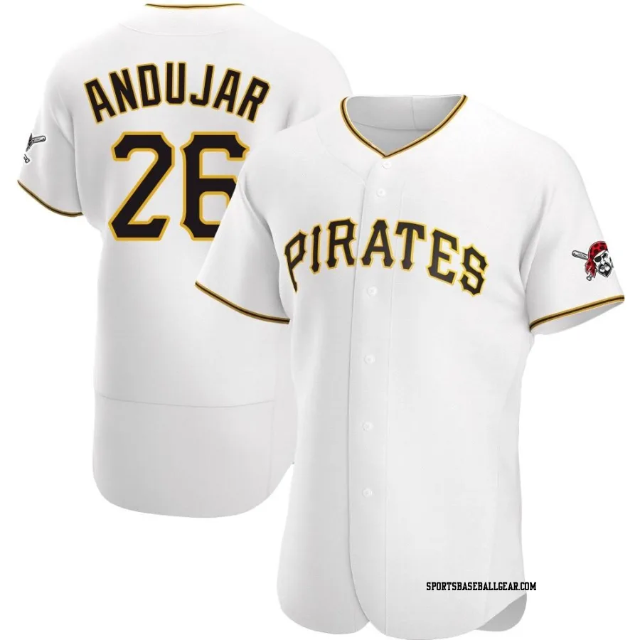 Miguel Andujar Men's Pittsburgh Pirates White Authentic Home Jersey