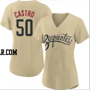 Miguel Castro Women's Arizona Diamondbacks Gold Authentic 2021 City Connect Cool Base Jersey