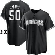 Miguel Castro Youth Arizona Diamondbacks Black/White Replica Jersey