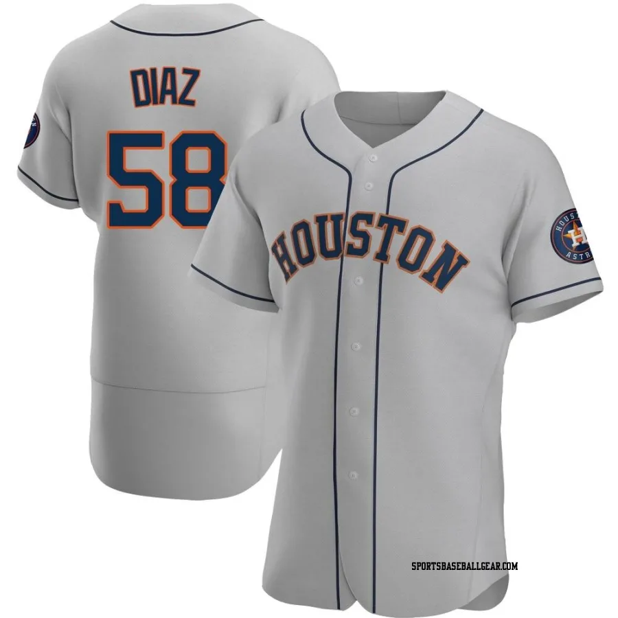 Miguel Diaz Men's Houston Astros Gray Authentic Road Jersey