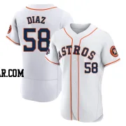 Miguel Diaz Men's Houston Astros White Authentic 2022 World Series Champions Home Jersey