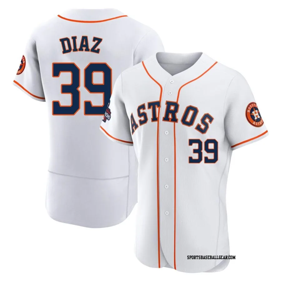 Miguel Diaz Men's Houston Astros White Authentic 2022 World Series Champions Home Jersey