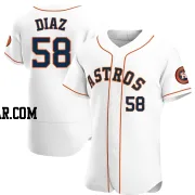 Miguel Diaz Men's Houston Astros White Authentic Home Jersey