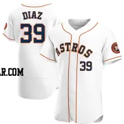 Miguel Diaz Men's Houston Astros White Authentic Home Jersey