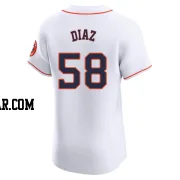 Miguel Diaz Men's Houston Astros White Elite Home Jersey