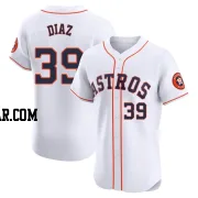 Miguel Diaz Men's Houston Astros White Elite Home Jersey