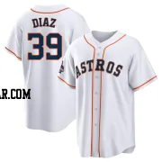 Miguel Diaz Men's Houston Astros White Replica 2022 World Series Champions Home Jersey