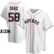 Miguel Diaz Men's Houston Astros White Replica Home Jersey