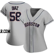 Miguel Diaz Women's Houston Astros Gray Replica Road 2020 Jersey