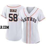 Miguel Diaz Women's Houston Astros White Authentic 2022 World Series Home Jersey