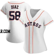 Miguel Diaz Women's Houston Astros White Authentic Home Jersey