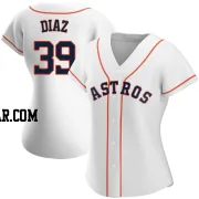 Miguel Diaz Women's Houston Astros White Authentic Home Jersey