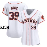 Miguel Diaz Women's Houston Astros White Limited Home Jersey