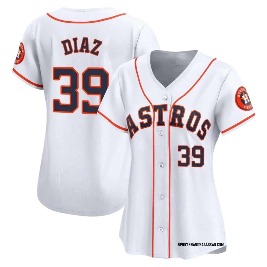 Miguel Diaz Women's Houston Astros White Limited Home Jersey