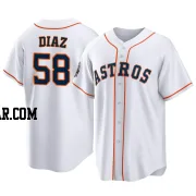 Miguel Diaz Youth Houston Astros White Replica 2022 World Series Home Jersey