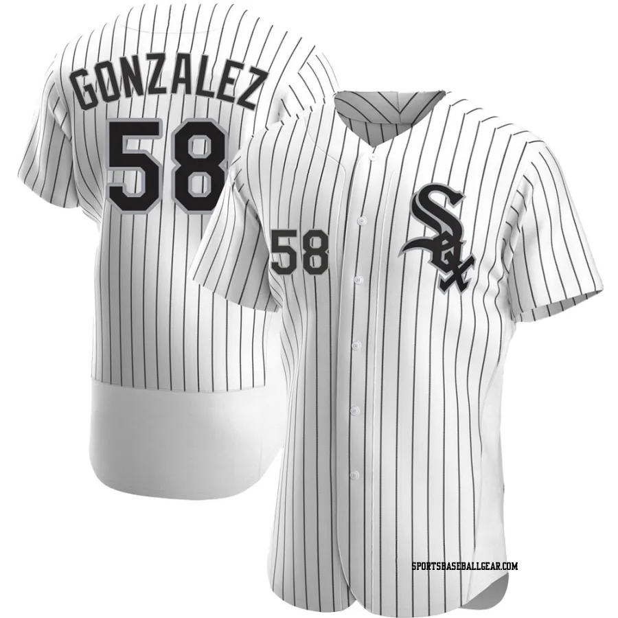 Miguel Gonzalez Men's Chicago White Sox White Authentic Home Jersey