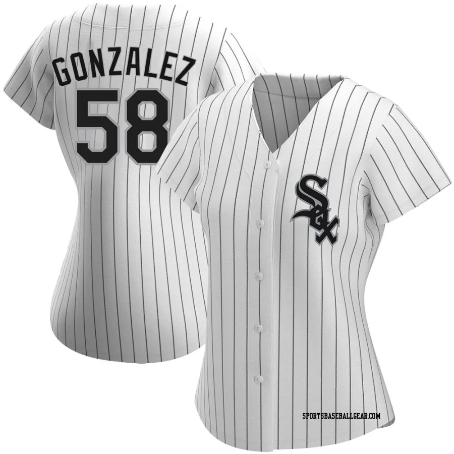 Miguel Gonzalez Women's Chicago White Sox White Authentic Home Jersey