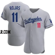 Miguel Rojas Men's Los Angeles Dodgers Gray Authentic Away Jersey