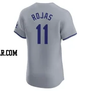 Miguel Rojas Men's Los Angeles Dodgers Gray Elite Road Jersey