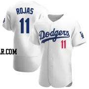 Miguel Rojas Men's Los Angeles Dodgers White Authentic Home Jersey