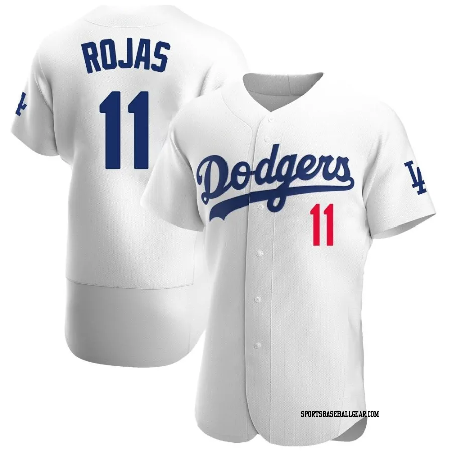 Miguel Rojas Men's Los Angeles Dodgers White Authentic Home Jersey