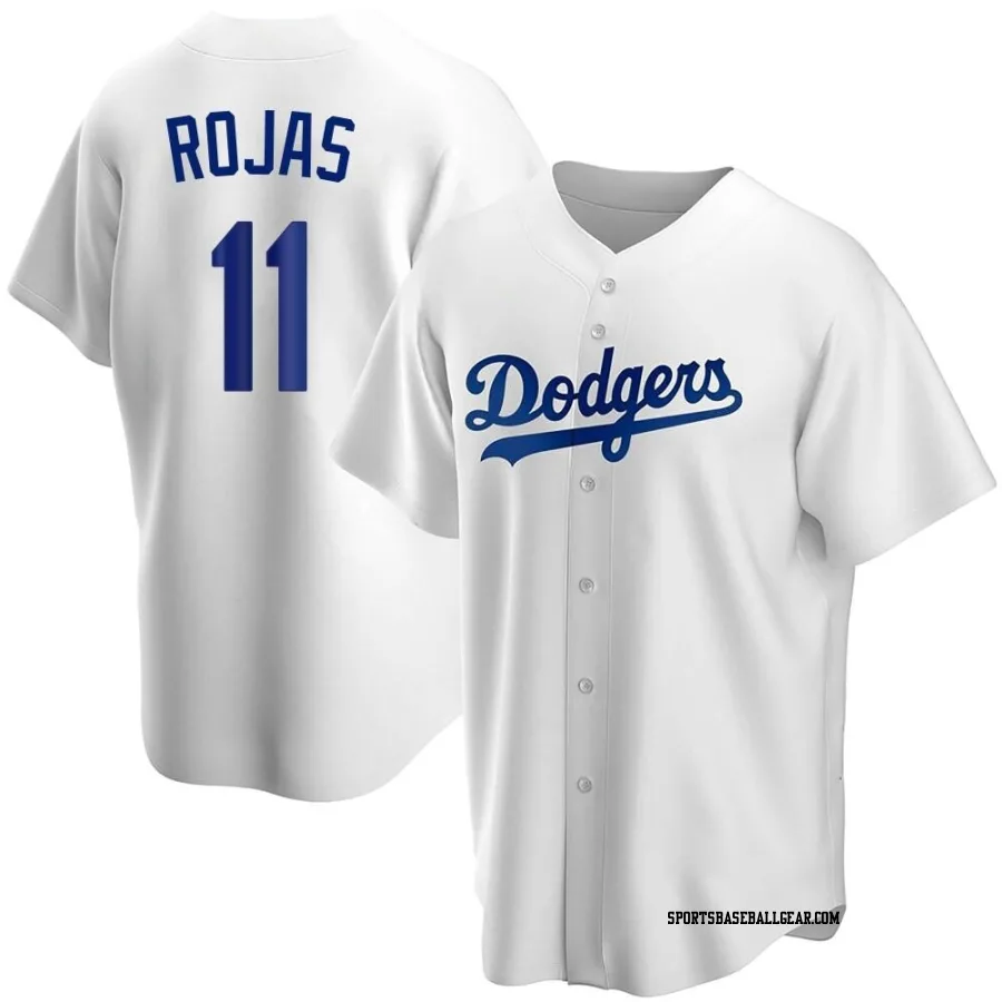 Miguel Rojas Men's Los Angeles Dodgers White Replica Home Jersey