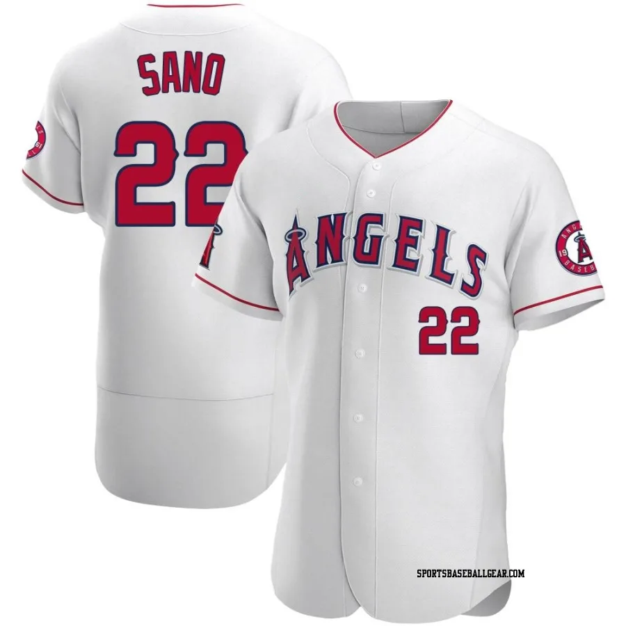 Miguel Sano Men's Los Angeles Angels White Authentic Jersey