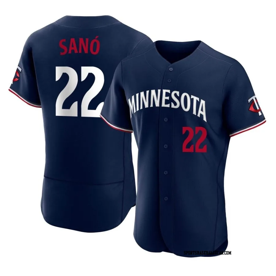 Miguel Sano Men's Minnesota Twins Navy Authentic Alternate Jersey