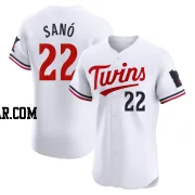 Miguel Sano Men's Minnesota Twins White Elite Home Jersey