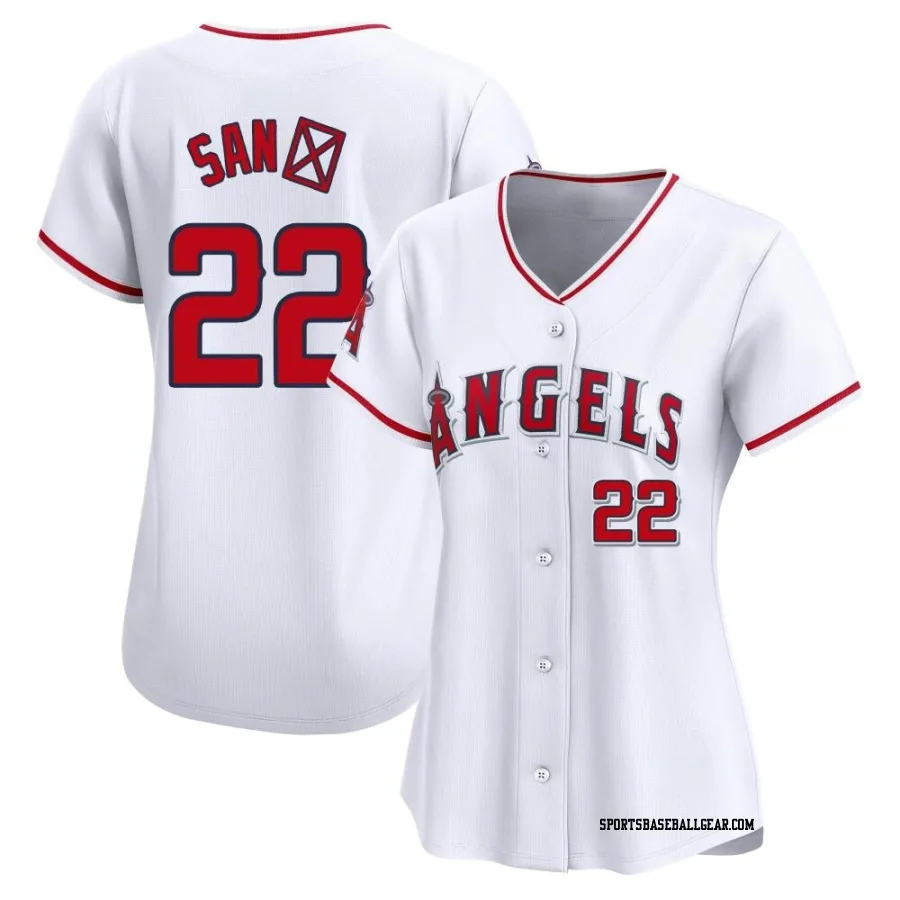 Miguel Sano Women's Los Angeles Angels White Limited Home Jersey