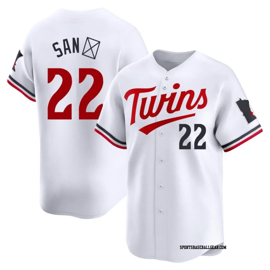 Miguel Sano Youth Minnesota Twins White Limited Home Jersey