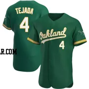 Miguel Tejada Men's Oakland Athletics Green Authentic Kelly Alternate Jersey