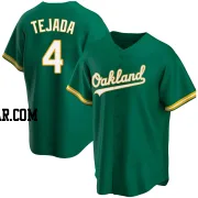 Miguel Tejada Youth Oakland Athletics Green Replica Kelly Alternate Jersey