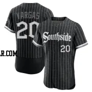 Miguel Vargas Men's Chicago White Sox Black Authentic 2021 City Connect Jersey