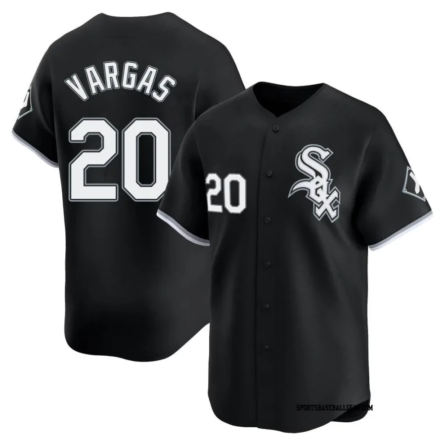 Miguel Vargas Men's Chicago White Sox Black Limited Alternate Jersey