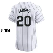 Miguel Vargas Men's Chicago White Sox White Elite Home Jersey