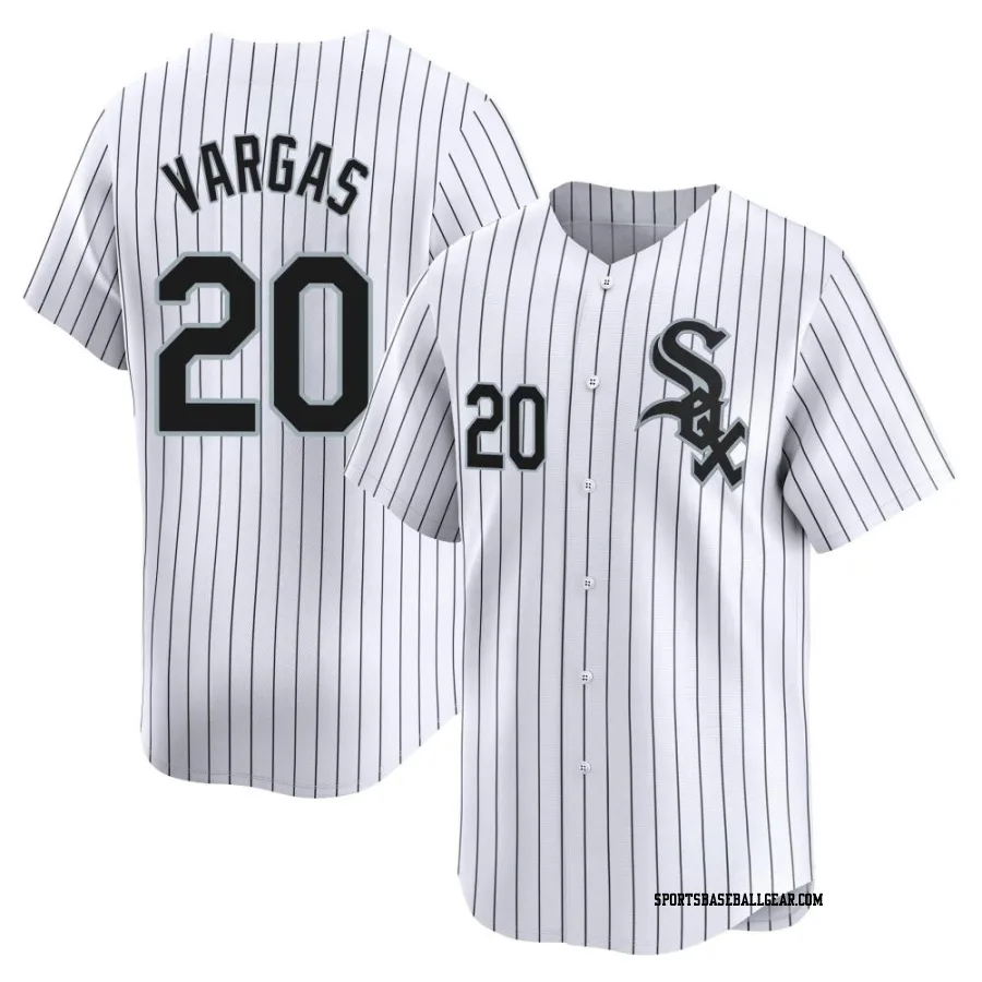 Miguel Vargas Men's Chicago White Sox White Limited Home Jersey