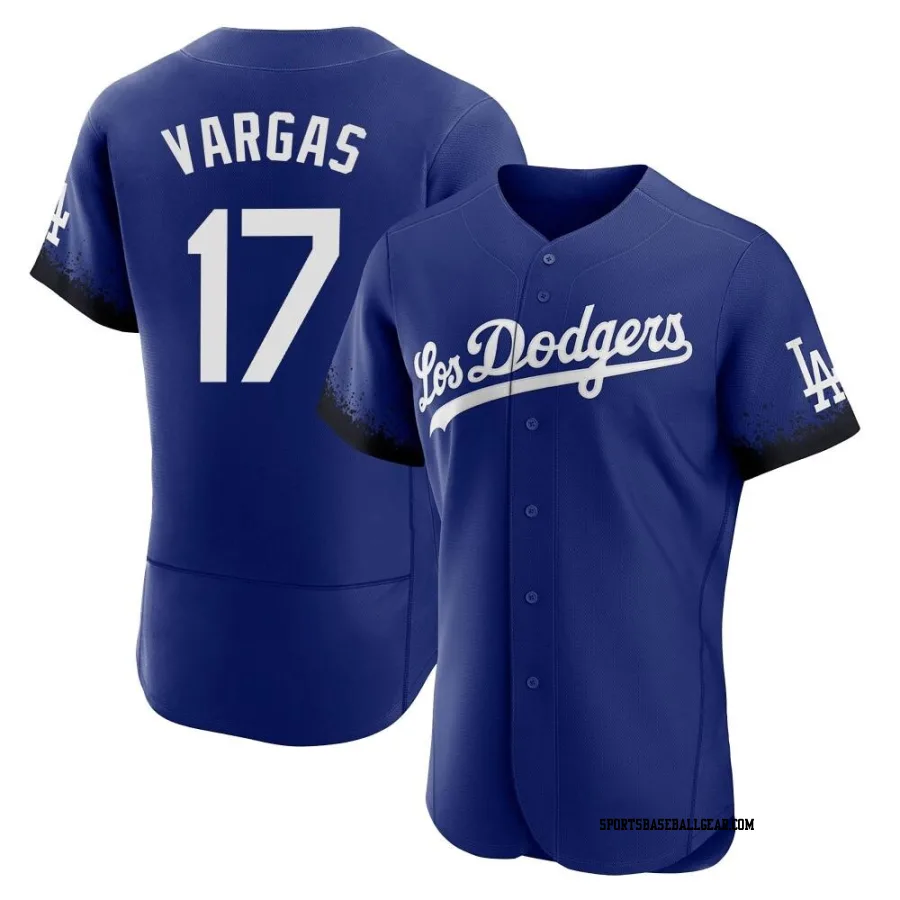 Miguel Vargas Men's Los Angeles Dodgers Royal Authentic 2021 City Connect Jersey