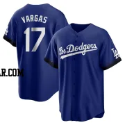 Miguel Vargas Men's Los Angeles Dodgers Royal Replica 2021 City Connect Jersey