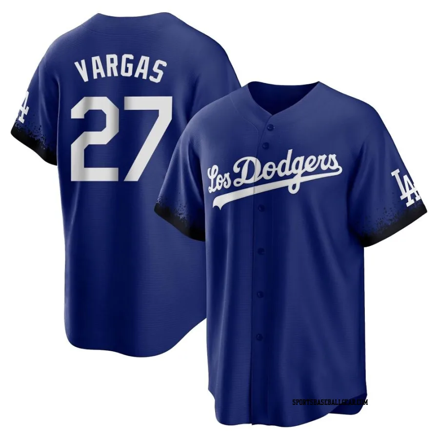 Miguel Vargas Men's Los Angeles Dodgers Royal Replica 2021 City Connect Jersey