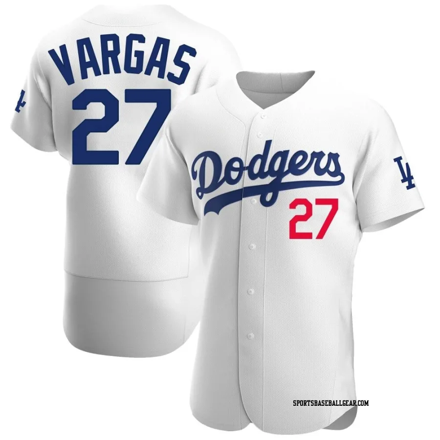 Miguel Vargas Men's Los Angeles Dodgers White Authentic Home Jersey