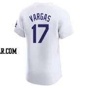 Miguel Vargas Men's Los Angeles Dodgers White Elite Home Jersey