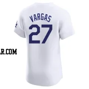 Miguel Vargas Men's Los Angeles Dodgers White Elite Home Jersey