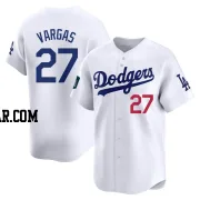 Miguel Vargas Men's Los Angeles Dodgers White Limited 2024 World Tour Seoul Series Home Jersey