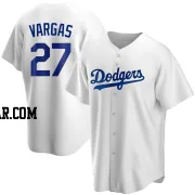 Miguel Vargas Men's Los Angeles Dodgers White Replica Home Jersey