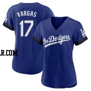 Miguel Vargas Women's Los Angeles Dodgers Royal Authentic 2021 City Connect Jersey